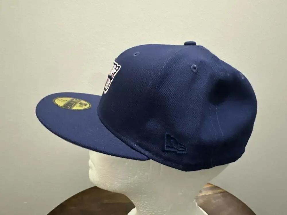 Vtg Billionaire Boys Club x New Era 59FIFTY Script Logo Fitted Hat Size 7 1/2